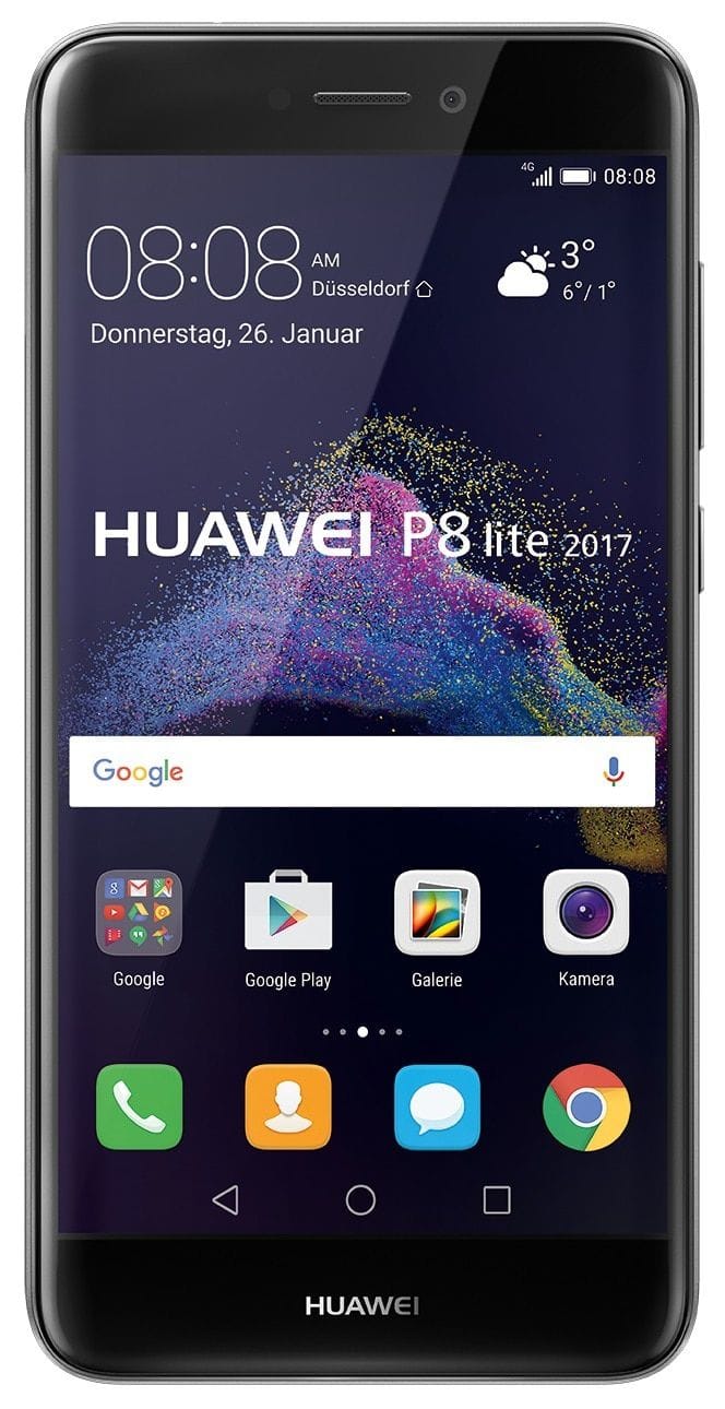 Open Bel terug Ambassadeur Huawei P8 Lite (2017): nieuws, prijzen, specificaties en review